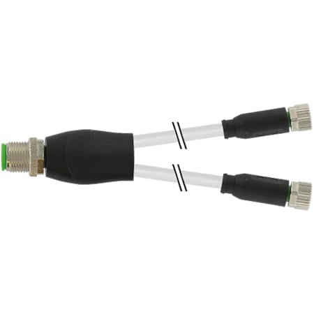 Murrelektronik RJ45 male 0 Degree / RJ45 male 0 Degree Cabinet-Line, Ethernet, FRNC/LS0H 2x2xAWG2 7000-40821-2100200